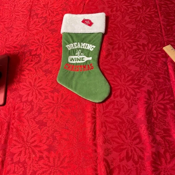 Christmas stocking Dreaming of a wine - Picture 8 of 8